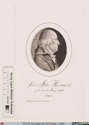 Bildnis Johann Albrecht Hartmann