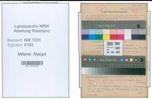 Entnazifizierung Margot Mitterer , geb. 24.05.1922 ()