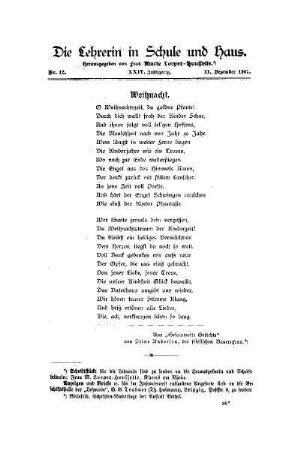 Weihnacht