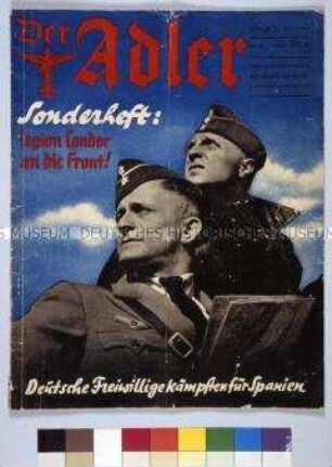 Halbmonatszeitschrift der Luftwaffe "Der Adler" zur Rückkehr der "Legion Condor"