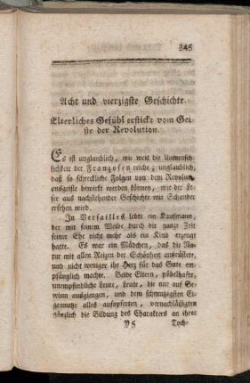 Acht und vierzigste Geschichte - Fünfzigste Geschichte