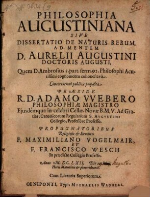 Philosophia Augustiniana