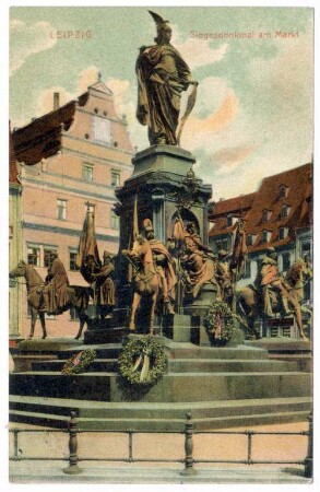 Leipzig: Siegesdenkmal am Markt