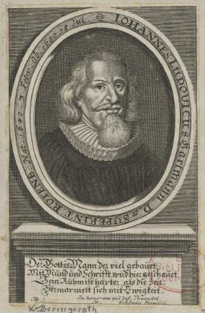 Bildnis des Iohannes Ludovicus Hartmann