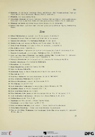 Zinn (Nr. 442-505)