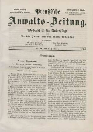 7. Januar-29. Dezember = Nr. 1-52