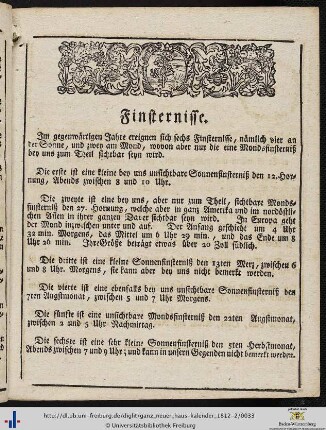 Finsternisse.