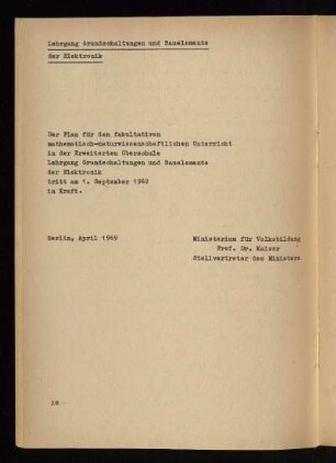 Lehrgang Grundschaltungen und Bauelemente der Elektronik