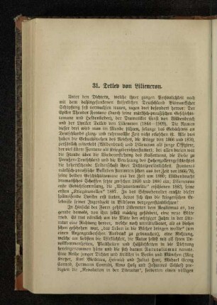 31. Detlev von Liliencron.
