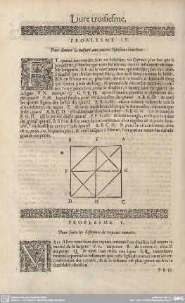 PROBLESME IV. Pour donner la mesure aux autres Sistesmes bouchees.