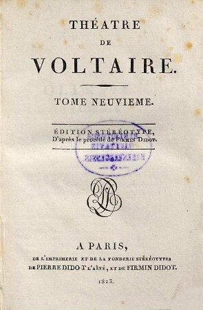 Théâtre De Voltaire, 9
