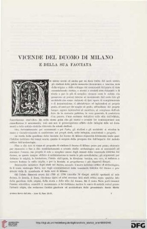 2: Vicende del duomo di Milano e della sua facciata, [1]