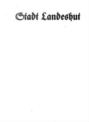 Stadt Landeshut