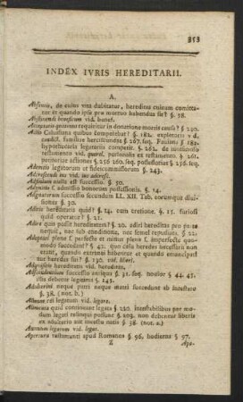 Index Iuris Hereditarii.