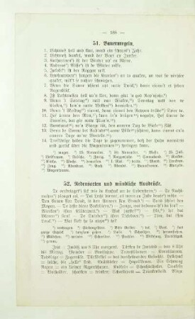 52. Redensarten und mündliche Ausdrücke