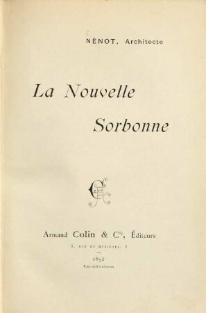 La nouvelle Sorbonne