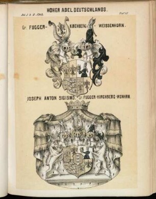 Taf. 18. Gr. Fugger-Kirchberg-Weissenborn. - Joseph Anton Sigismd. Gr. Fugger-Kirchberg-Wsnhrn.