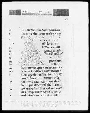 Homiliarium — Initiale A(udistis), Folio 31recto