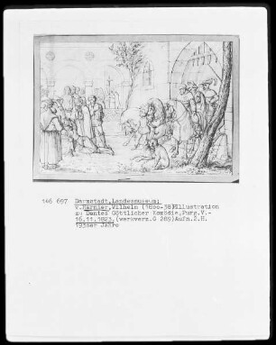 Illustration zu Dantes "Göttlicher Komödie": Purgatorio 5