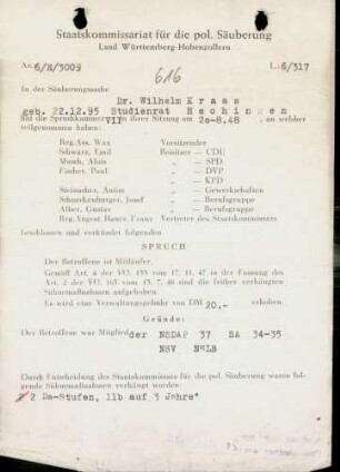 Kraas, Wilhelm, Dr.