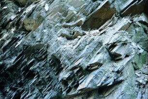 Schieferbruch: Struktur des Schiefergesteins