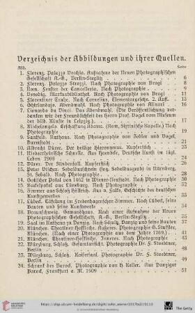 Verzeichnis der Abbildungen und ihrer Quellen