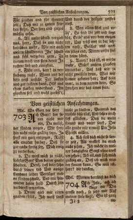 Von geistlichen Anfechtungen.