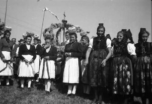 St. Märgen: Tag des Schwarzwälder Pferdes; St. Märgener Trachtengruppe