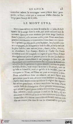 Le mont Etna