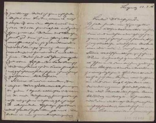 Schreiben an Hermann Muthesius (Brief)
