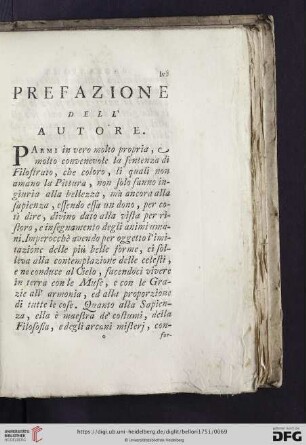 Prefazione dell' autore