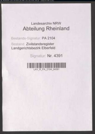 Sterberegister Sonnborn