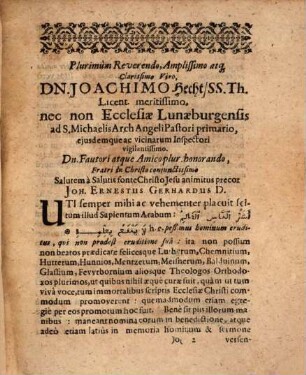 Joh. Gerhardi D. & Prof. P. in Acad. Jenensi b. m. Annotationes Posthumae in Epistolam ad Colossenses