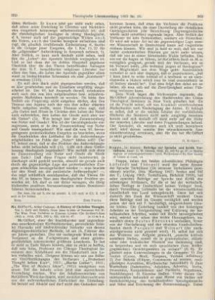 359-360 [Rezension] McGiffert, Arthur Cushman, A History of Christian Thought
