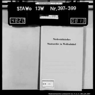 Exemtensteueranlagen des Districts Braunschweig, Canton Lesse, enthaltend die Communen: Reppner, Barbecke, Lesse, Berel, Hohenassel, Woltwiesche, Nordassel, Burgdorf