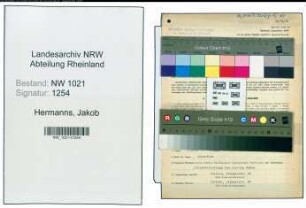 Entnazifizierung Jakob Hermanns , geb. 16.10.1899 (Packer)