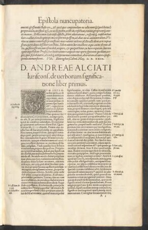 ... de verborum significatione liber primus.