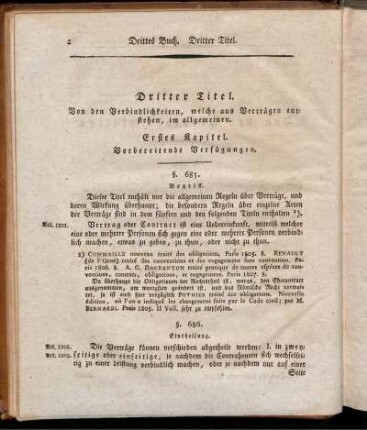 Erstes Kapitel. Vorbereitende Verfügungen