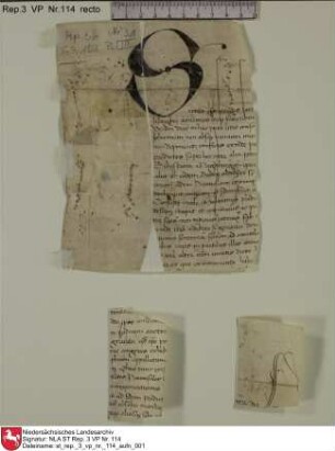 s. d. (1471-1484) Breve Papst Sixtus' IV. betr. die Kirche St. Sebastiani in Magdeburg. Erwähnt wird die Diözese Verden. Ausf., Perg.; Fragment. Als Einband benutzt und zerschnitten.
