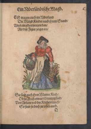 Ein Niderländische Magd.