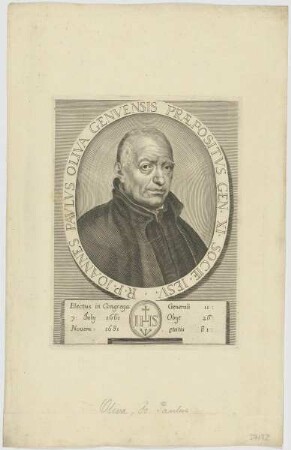 Bildnis des Ioannes Pavlvs Oliva
