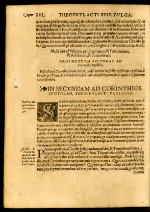 In Secundam Ad Corinthios Epistolam ...