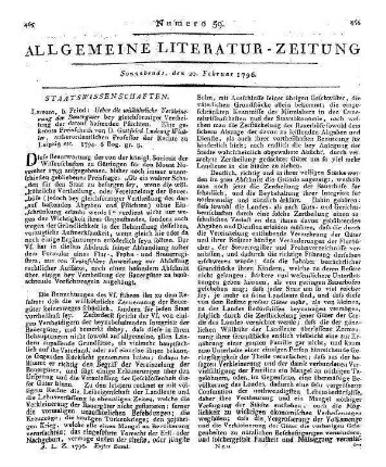 LaRoche, S. v.: Schönes Bild der Resignation. Leipzig: Gräff 1795