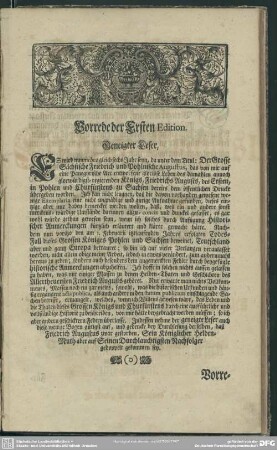 Vorrede der Ersten Edition