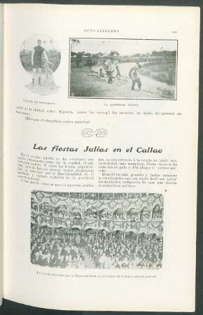 Las fiestas Julias en el Callao