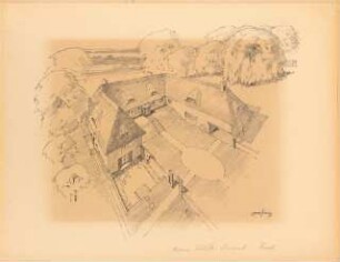 Haus Edith Lorand, Ferch: Perspektivische Ansicht (Vogelschau)