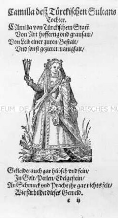 Camilla, desz Türckischen Sultans Tochter (111. Abb. aus dem Frauentrachtenbuch)