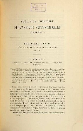 Histoire de l'Afrique Septentrionale (Berbérie) depuis les temps les plus reculés jusqu'à la conquête française (1830) par Ernest Mercier, 2