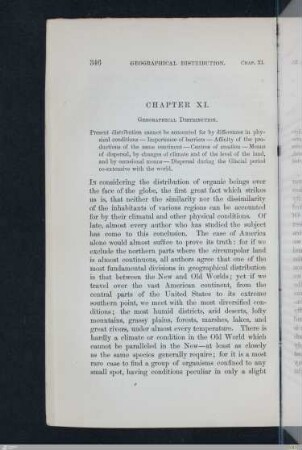 Chapter 11: Geographical distribution