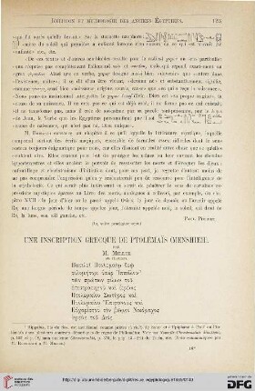 4: Une inscription grecque de Ptolémai͏̈s (Menshieh)